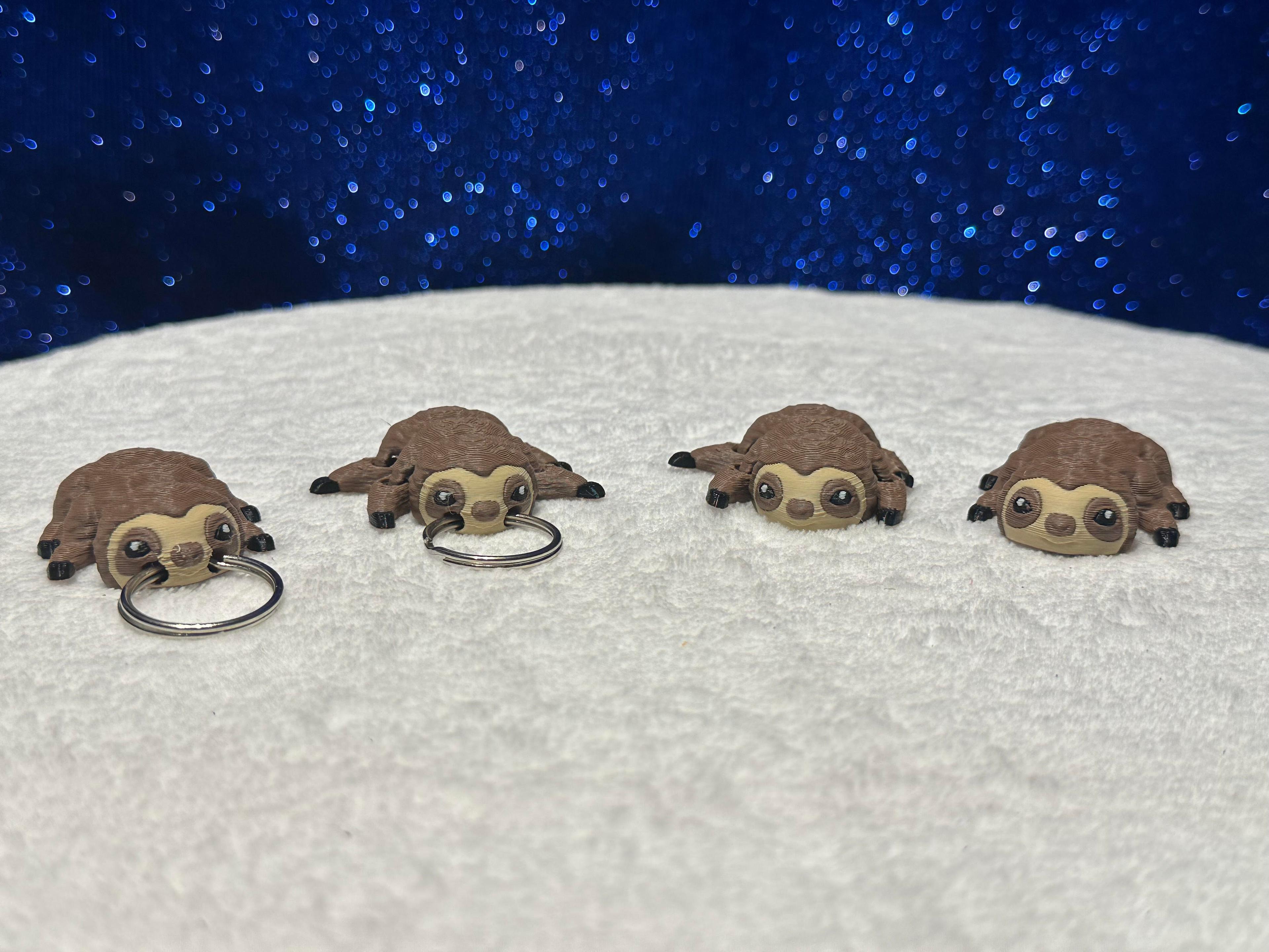 Baby Sloth Fidget with movable legs 3d model