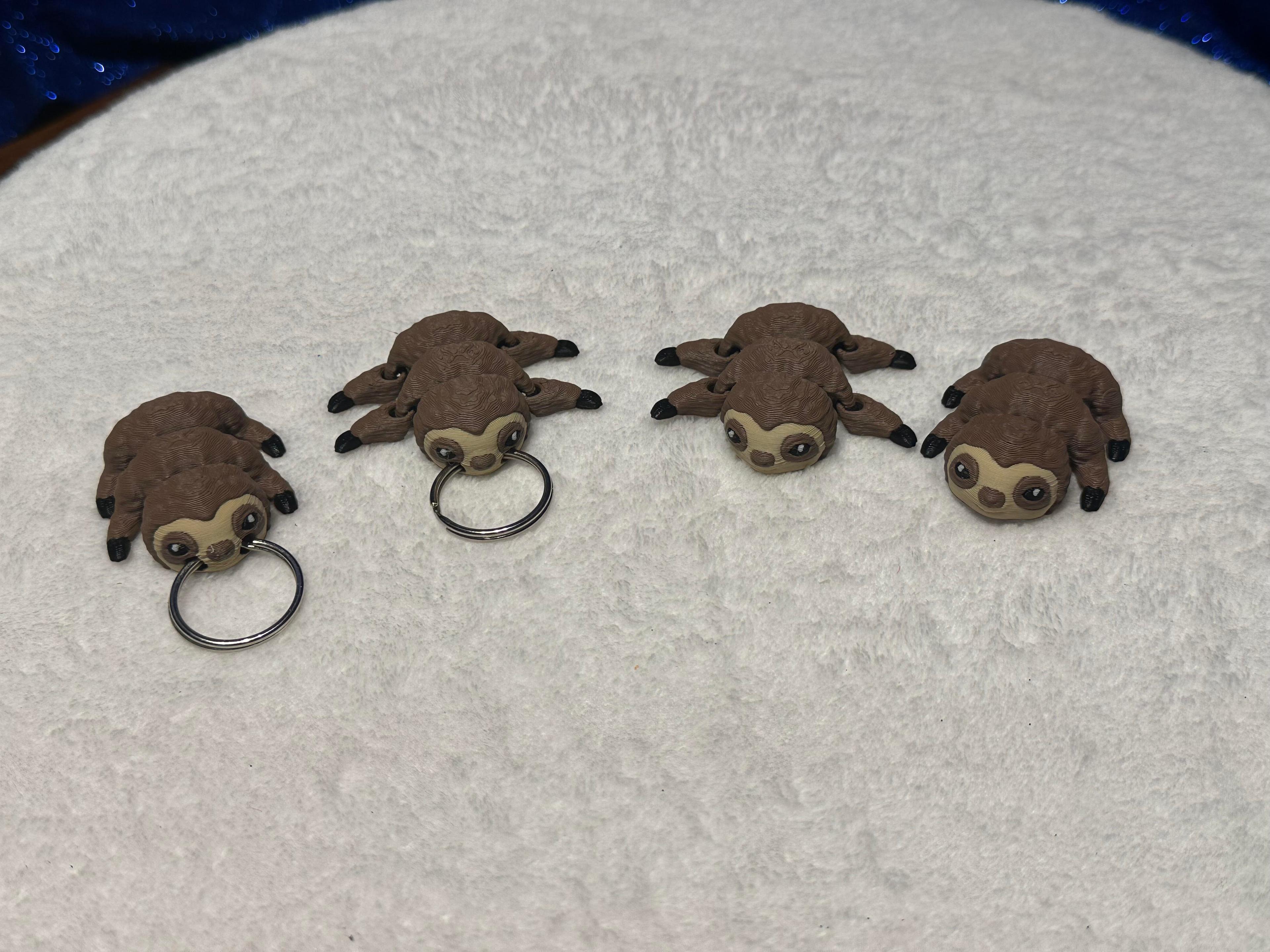 Baby Sloth Fidget with movable legs 3d model