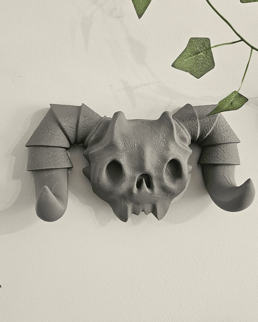 Demon Skull Wall Hook 3d model