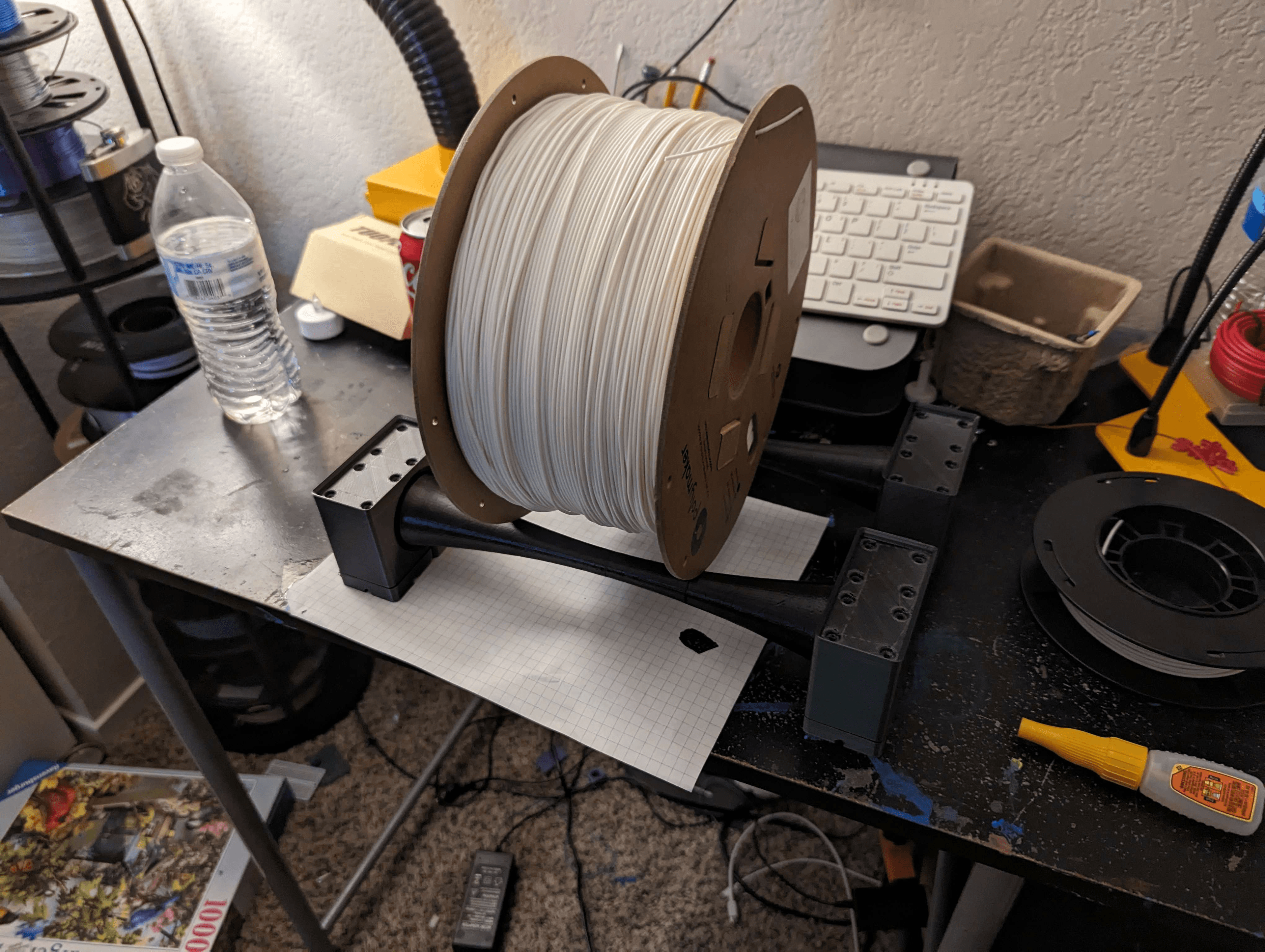 Self Centering Gridfinity Spool Holder 3d model