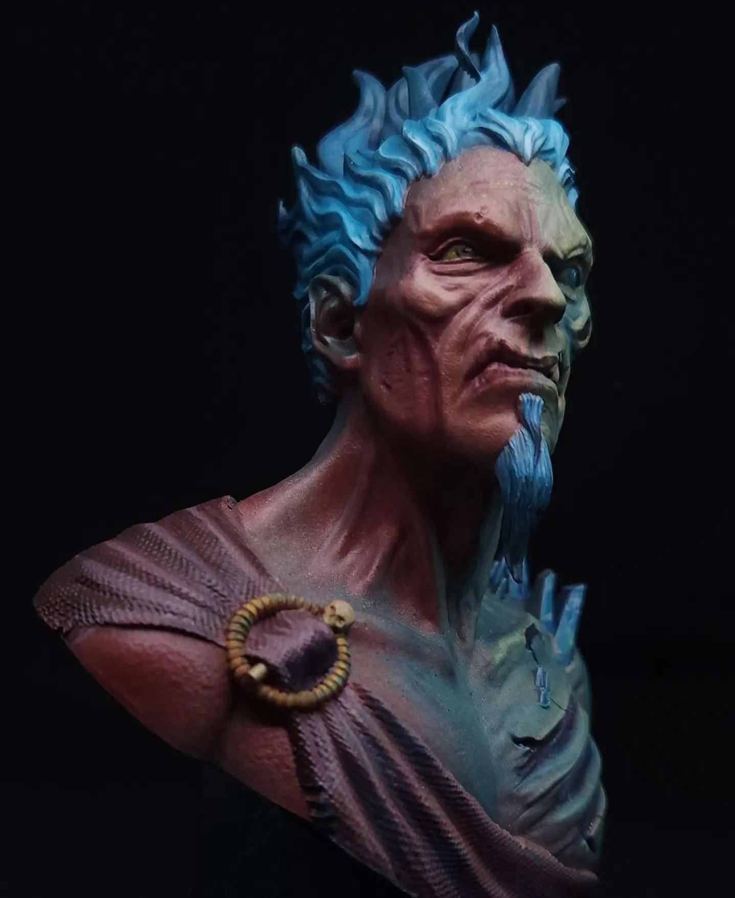 Hades Bust (Pre Supported) 3d model