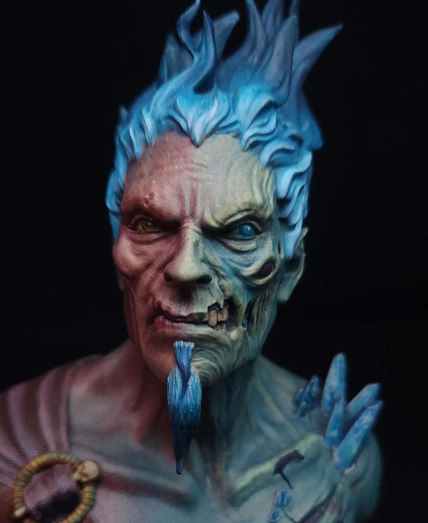 Hades Bust (Pre Supported) 3d model