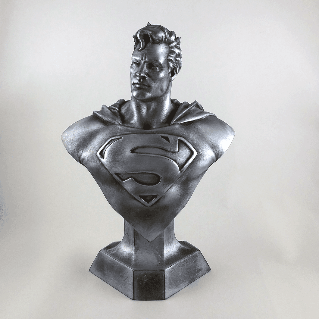 Man of Steel bust (fan art) 3d model