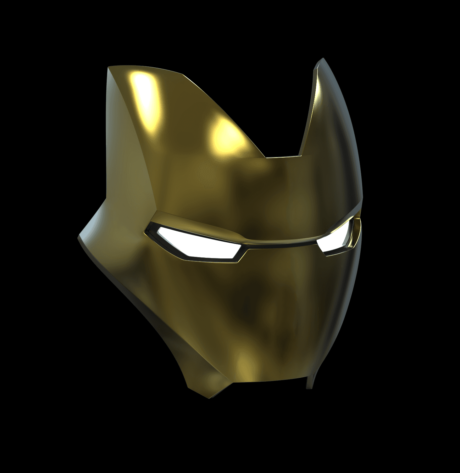 Mark 85 Endgame.STL - Rendered faceplate - 3d model