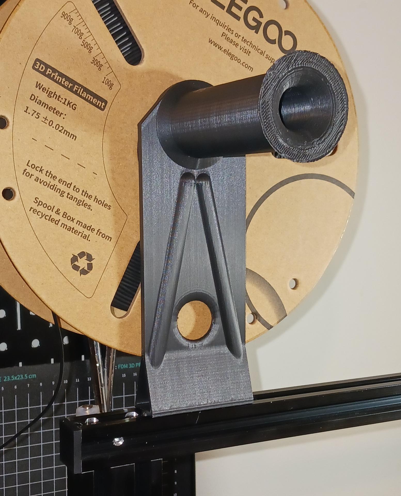 Rail-mounted Dual Spool Holder 3d model