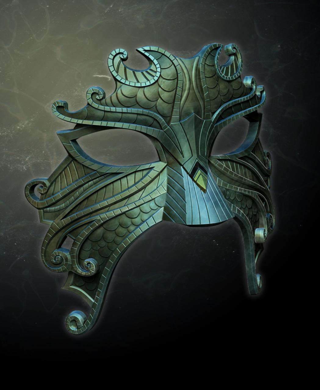 Mermaid mask 3d model