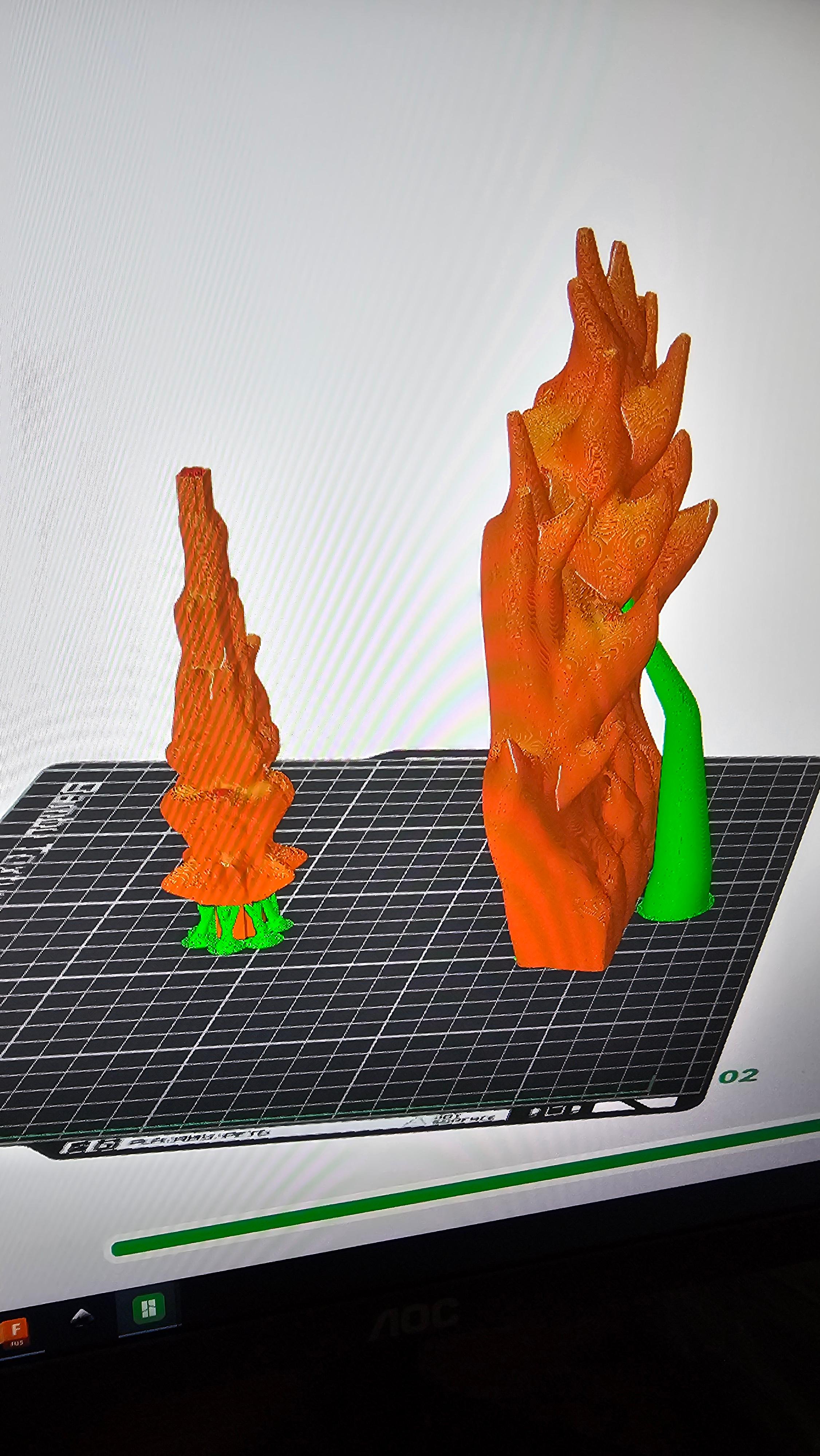 Charmander Bookend - Fiery 3D Print for Pokémon Lovers 3d model