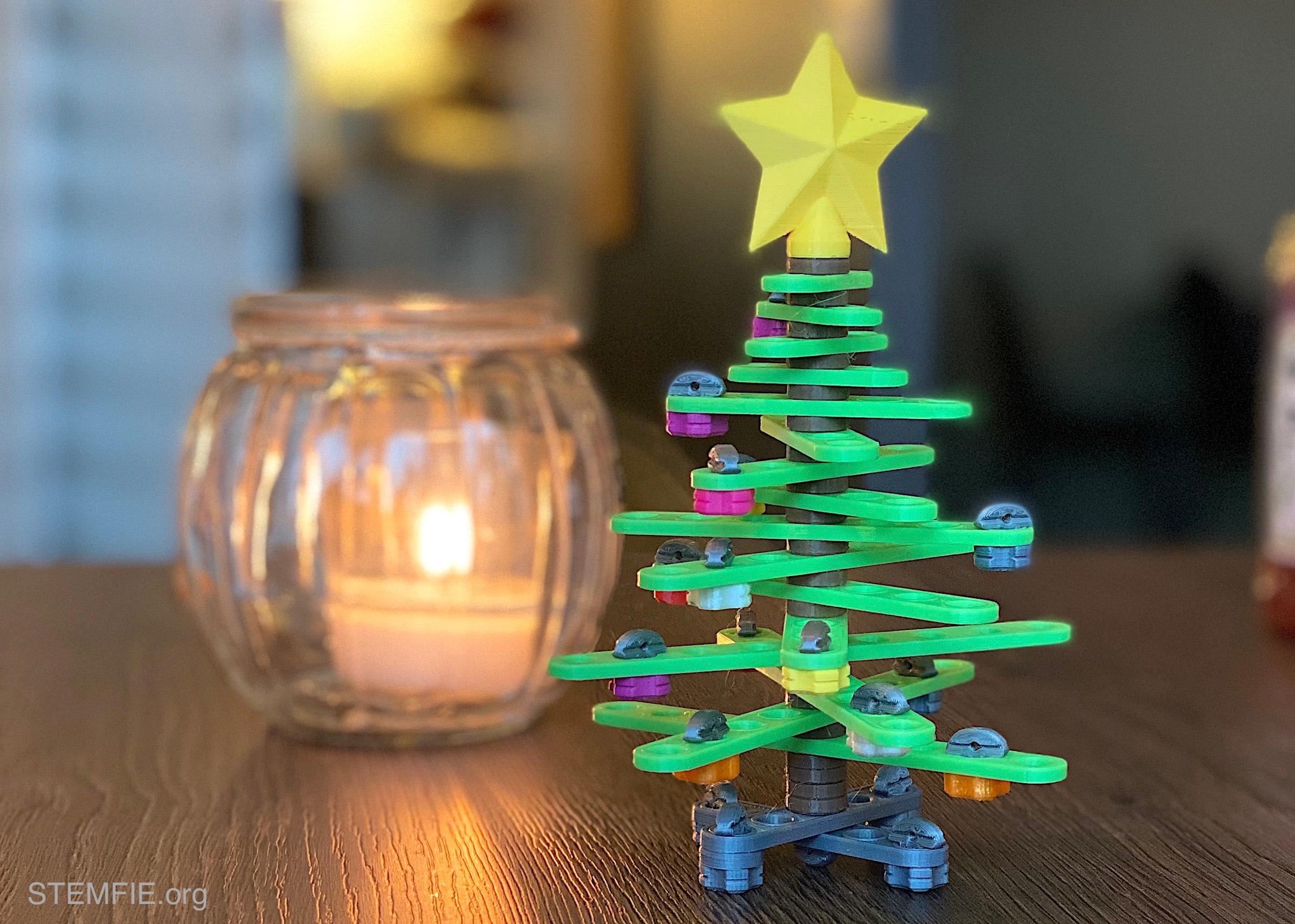 STEMFIE Desktop Christmas Tree (SPS-000002).stl 3d model