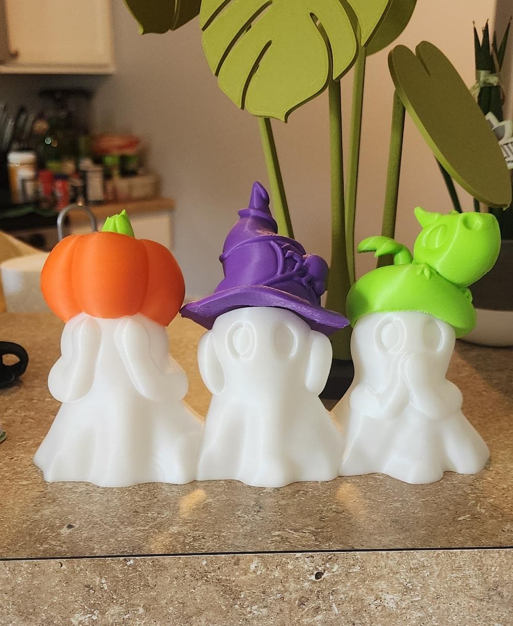 See No Evil, Hear No Evil, Speak No Evil Ghosts - printed them at 150%, had some malfunction with the back of the dragon with my supports but it all turned out absolutely adorable. - 3d model