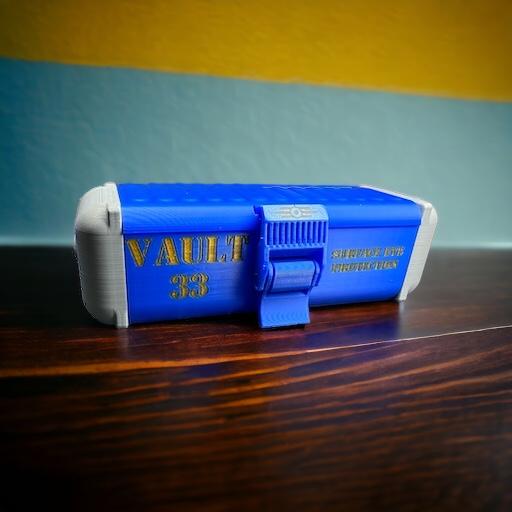 VAULT TEC, SUNGLASSES, EYE GLASSES, CASE, FOR SURFACE, DWELLERS 3d model