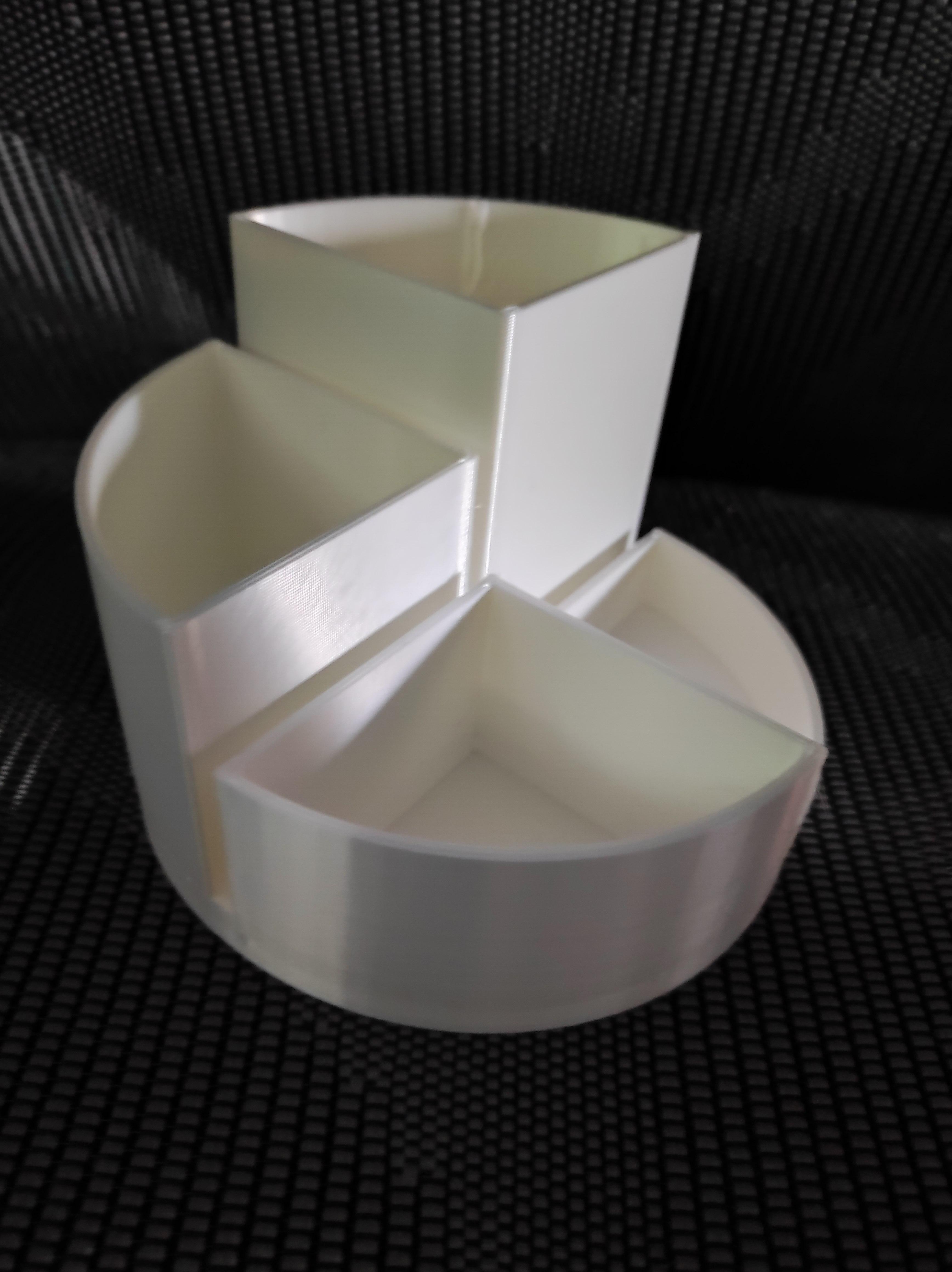 Circular stepped boxes 3d model