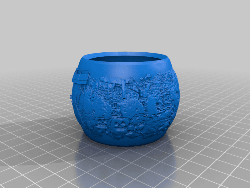 Halloween Pumpkin Lithopane 3d model