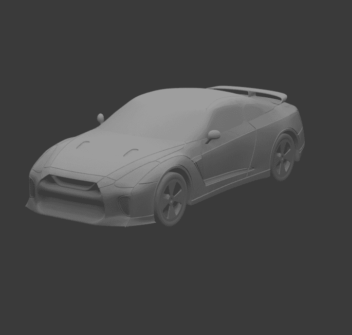 Nissan GTR 3d model