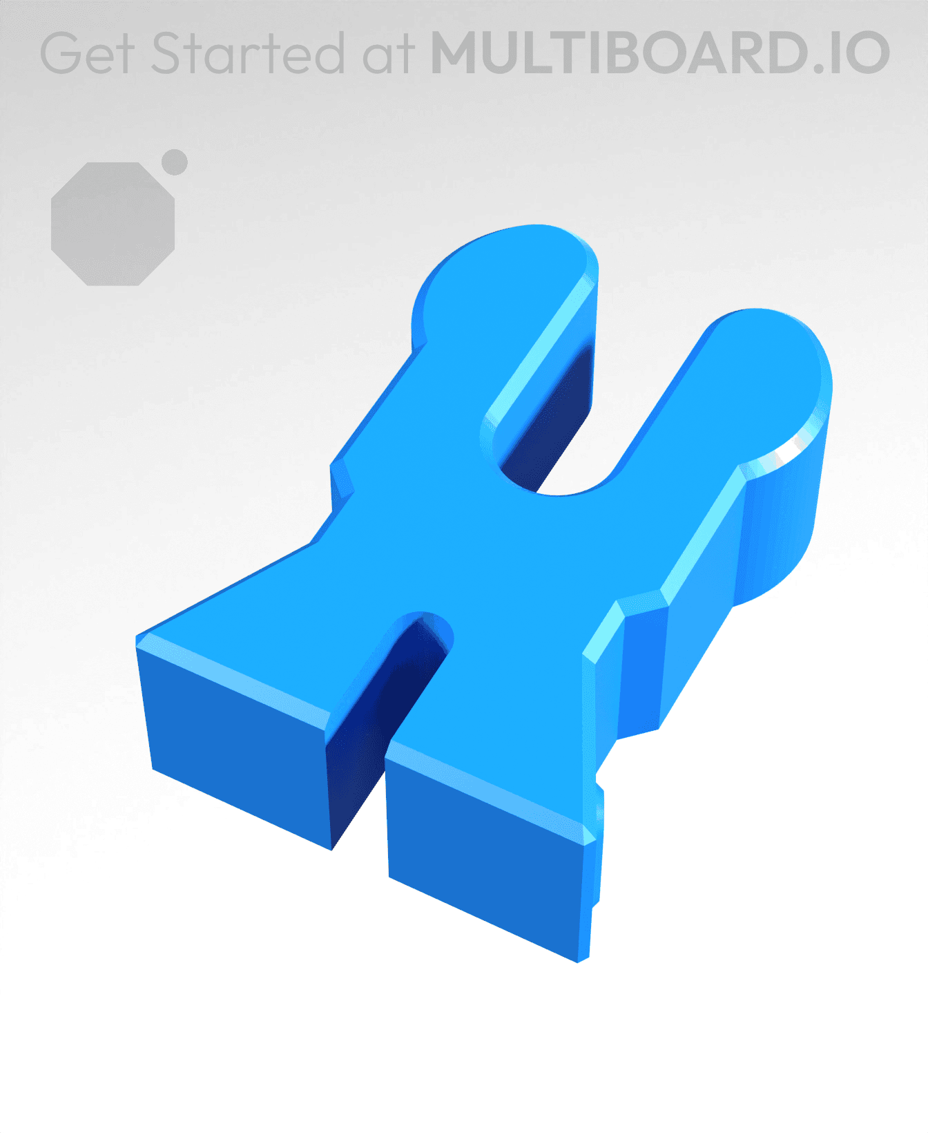 Panel-To-Plate Clip 3d model