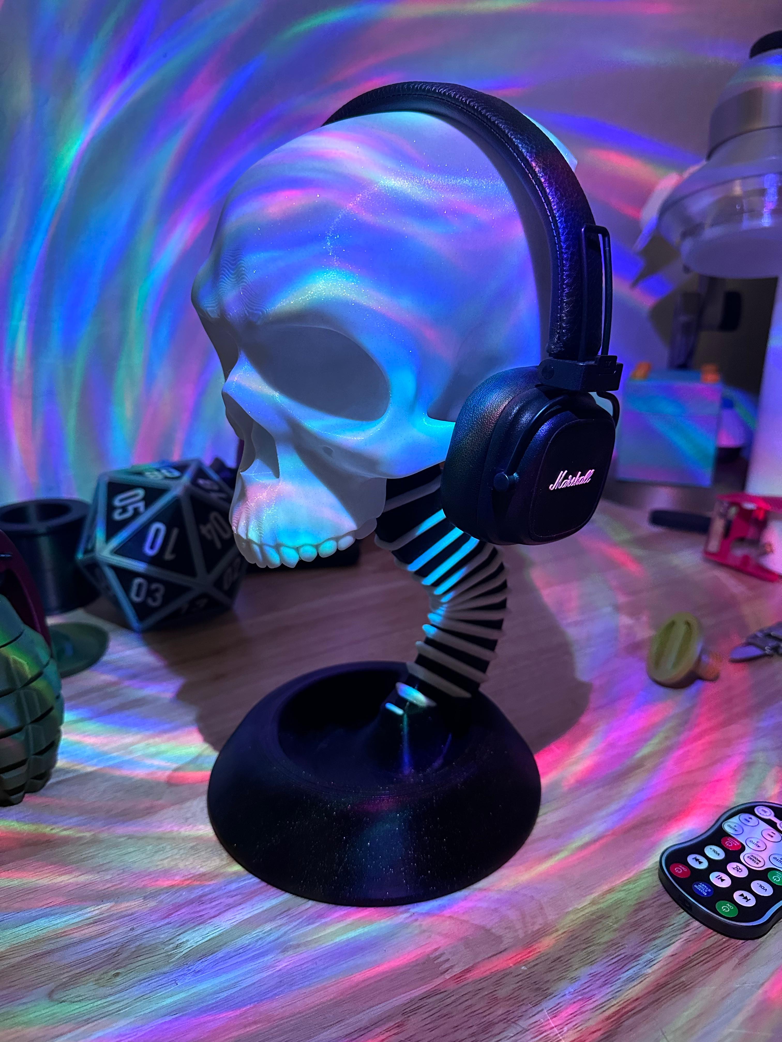 Vertebrae - Skull Candy Headphone Stand  3d model