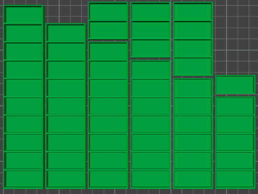 Canon LP-E17 Battery Grids 3d model