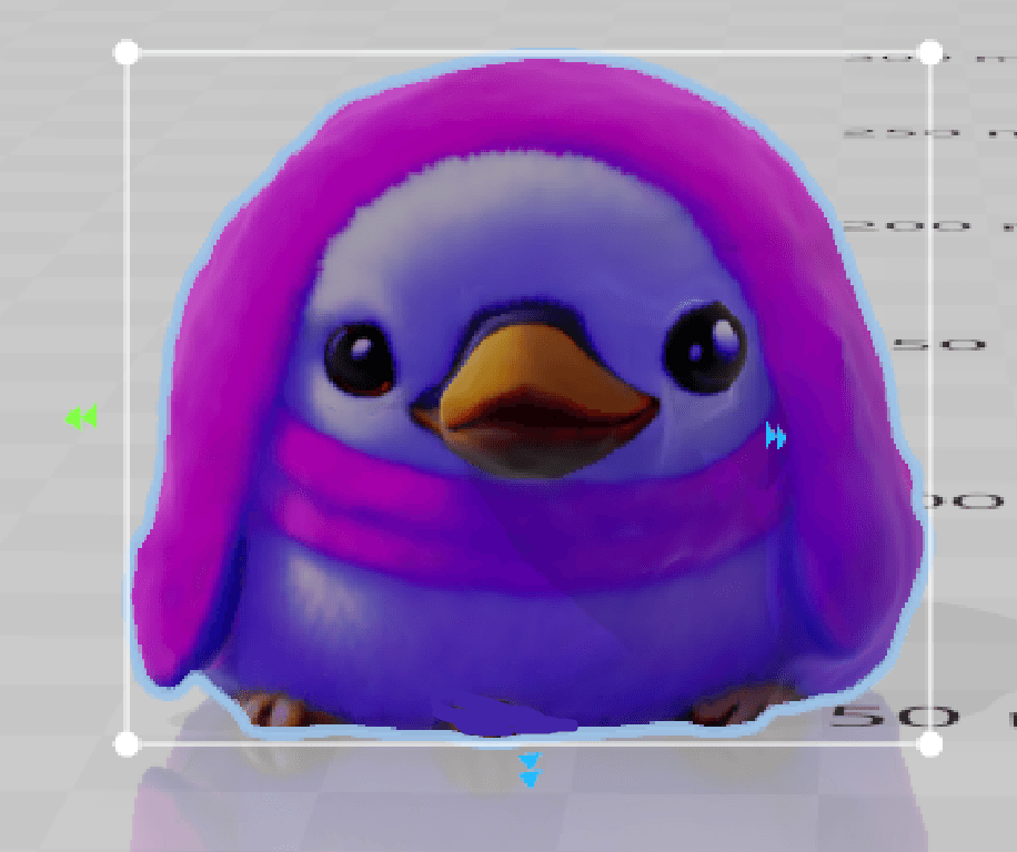 baby penguin 3d model