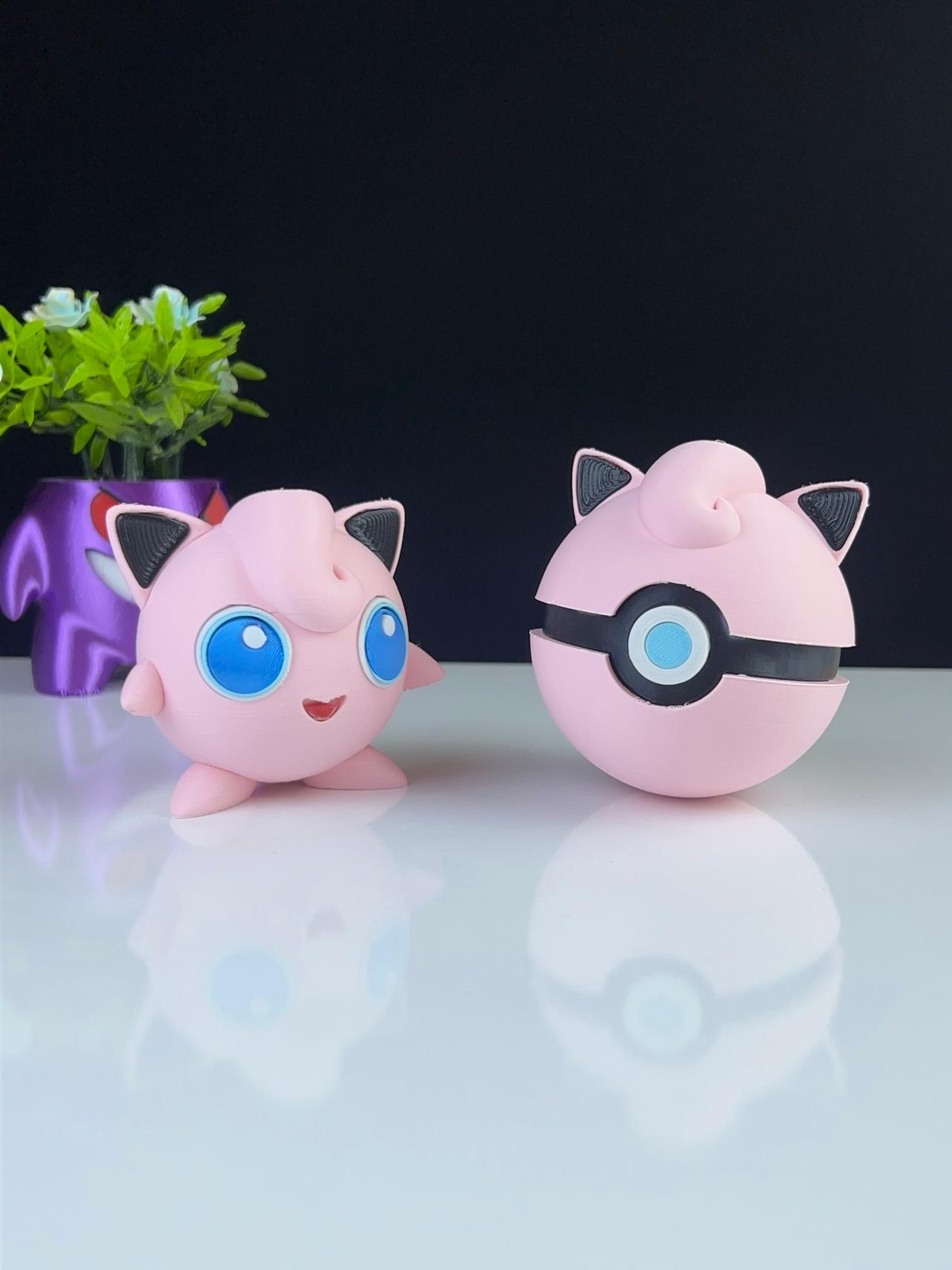 Jigglypuff Pokeball  3d model