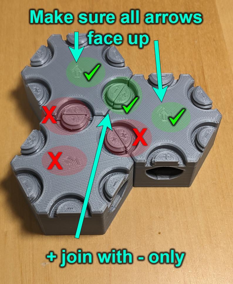 Modular Hextraction Board! 3d model