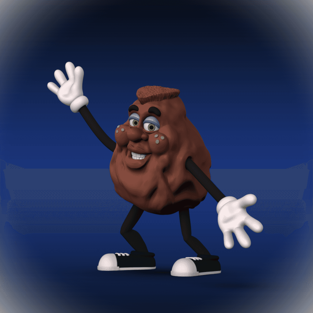 Beebop -California Raisins 3d model