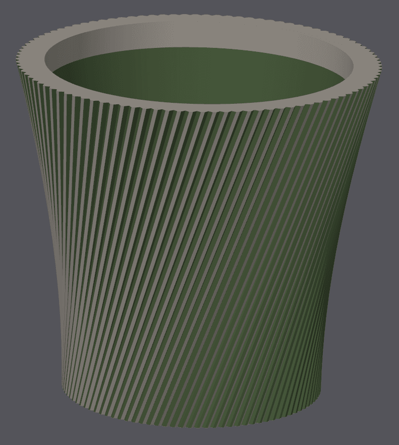 "Vieo" - Flower Pot by FerraroArts 3d model