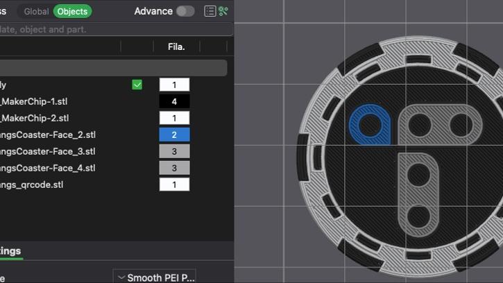 MakerChip ◉ Maker Chip ◉ The New Maker Coin 3d model