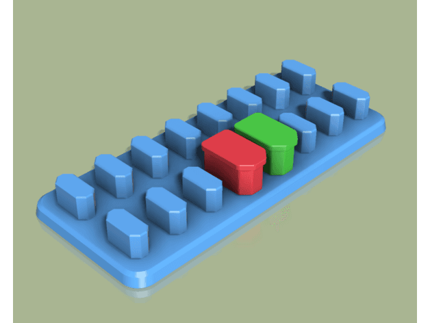 XT60 battery indicator cap holder 3d model