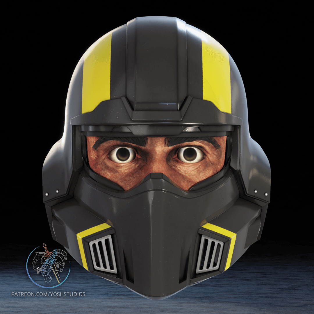 Helldivers2 B01 Helmet 3d Printer File 3d model