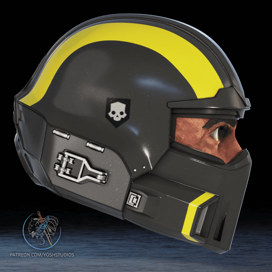 Helldivers2 B01 Helmet 3d Printer File 3d model