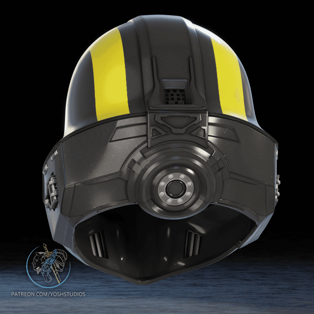 Helldivers2 B01 Helmet 3d Printer File 3d model