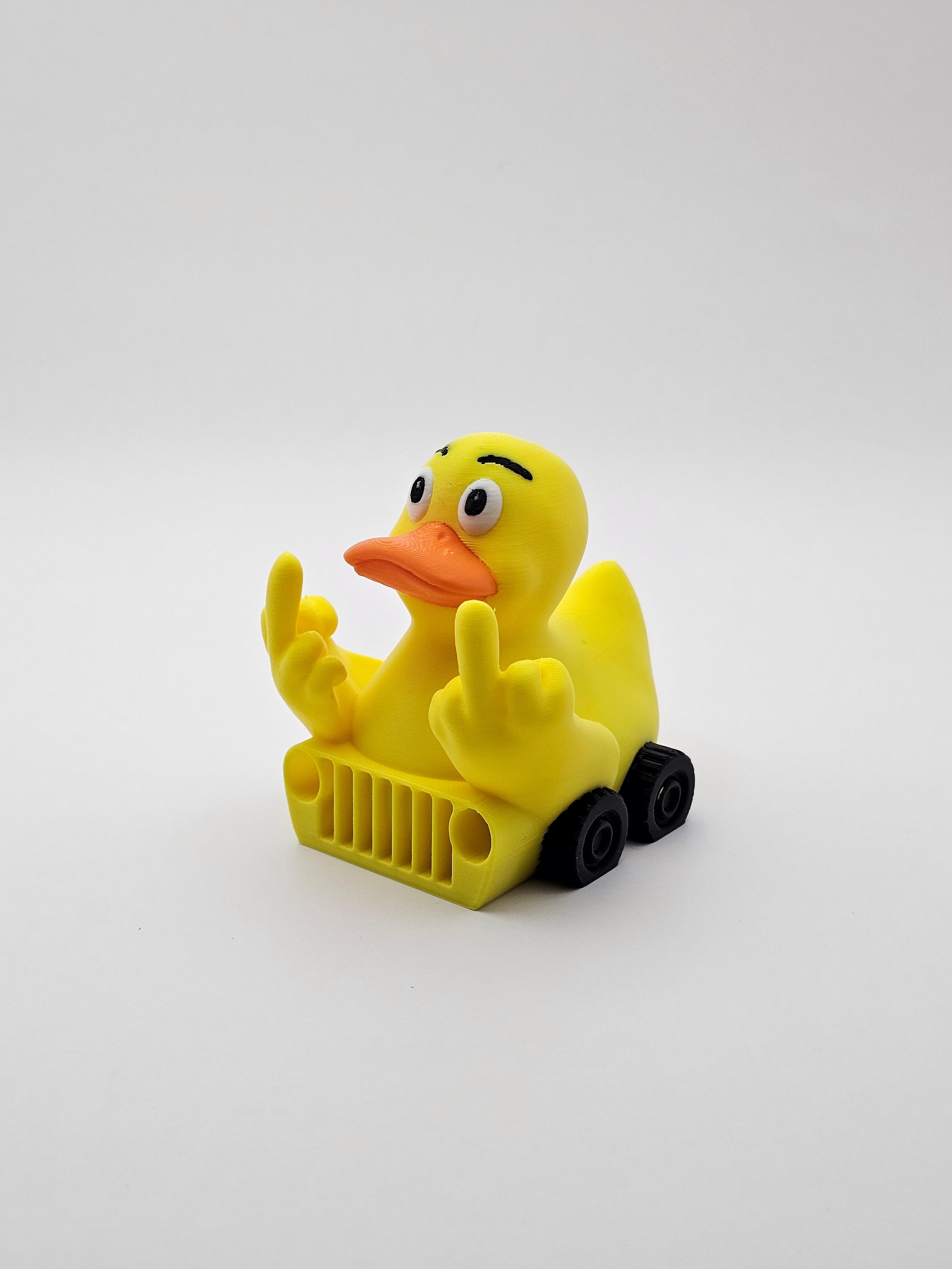 Rubber Duck Jeep Rude Set / 3MF Included / No Supports 3d model