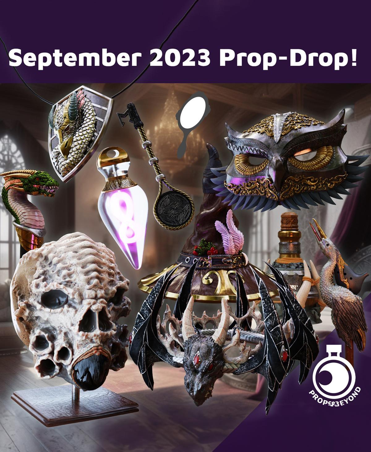 September 2023 Prop Drop - Sorceress' Boudoir 3d model