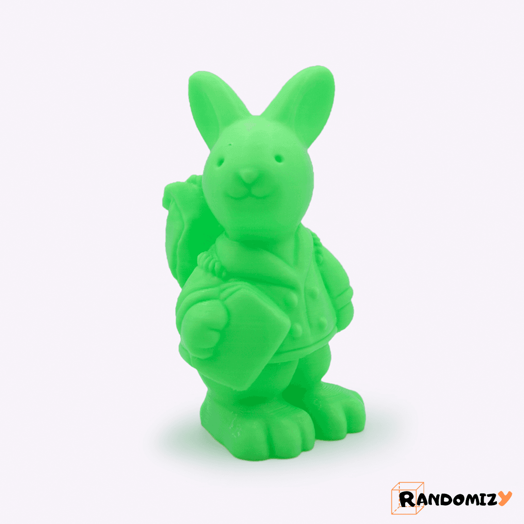 Book Lover Bunny (1) 3d model