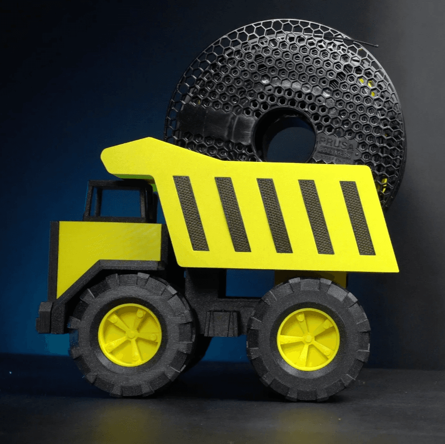 Domp Truk - 3D Printable Not-A-Tonka Truck 3d model