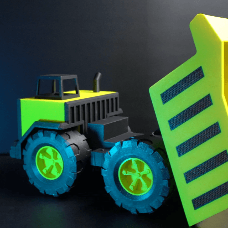 Domp Truk - 3D Printable Not-A-Tonka Truck 3d model