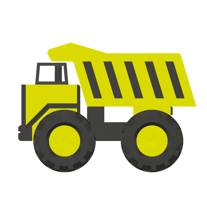 Domp Truk - 3D Printable Not-A-Tonka Truck 3d model