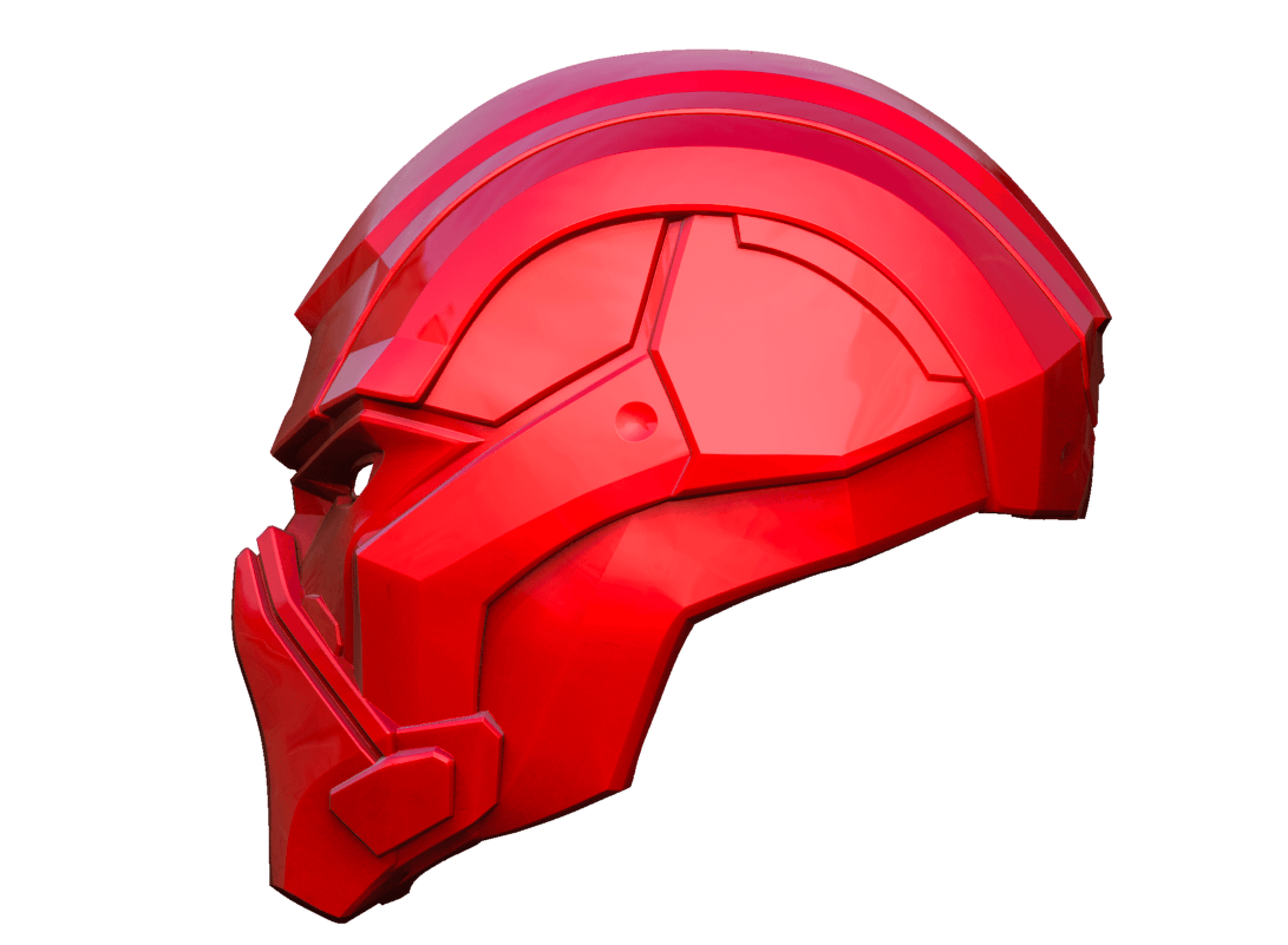 Red Hood Helmet 3d model