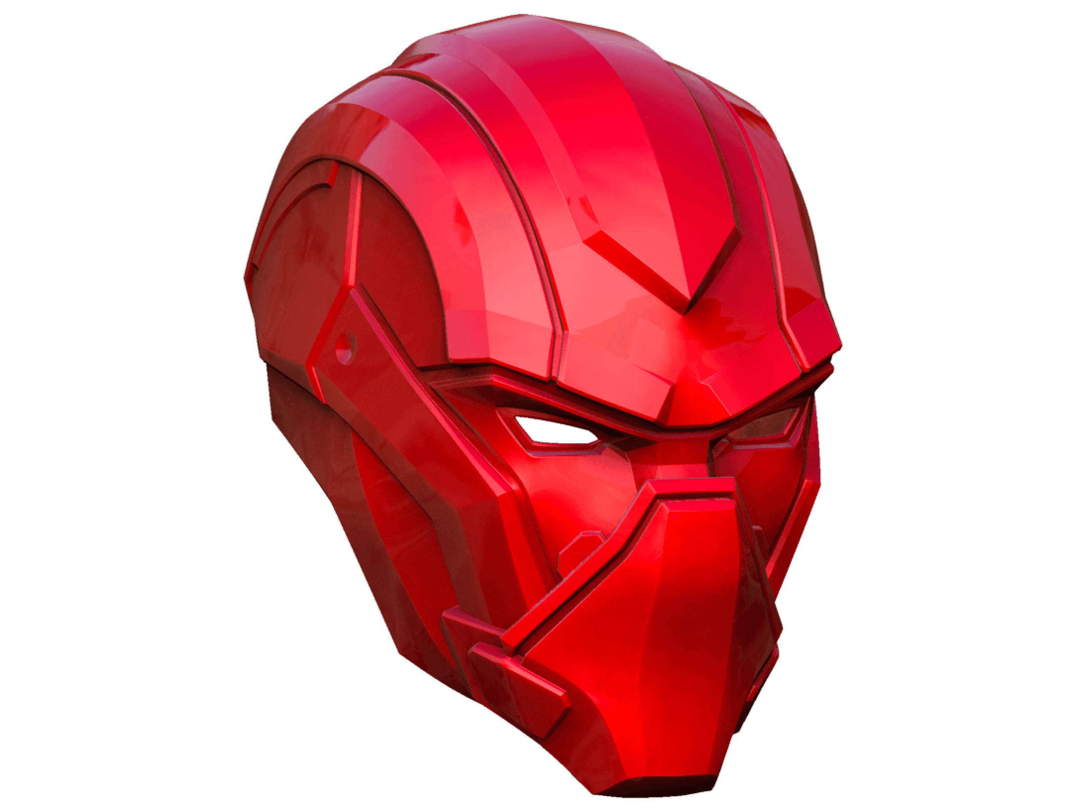 Red Hood Helmet 3d model