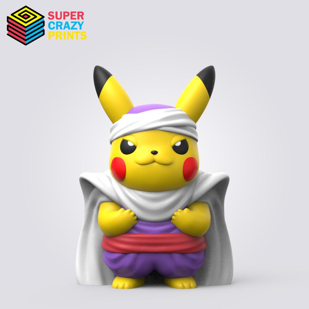 Pikachu Piccolo (Easy Print No Supports) 3d model