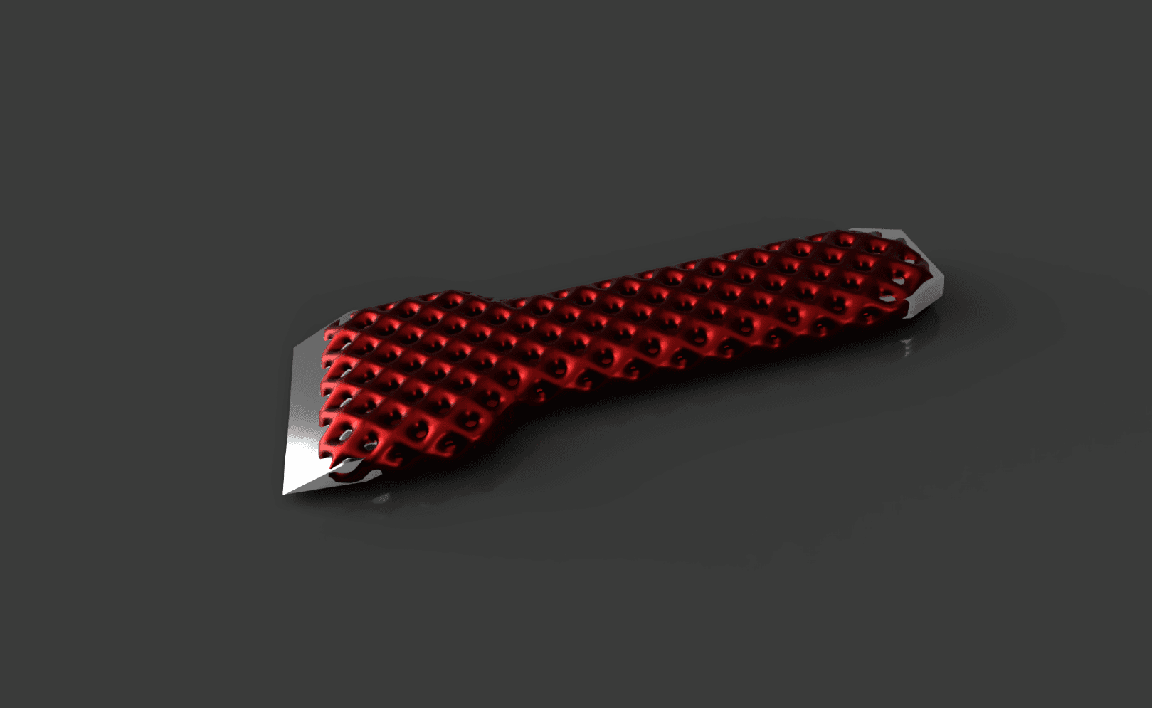 MELTED METAL SCRAPER 3d model