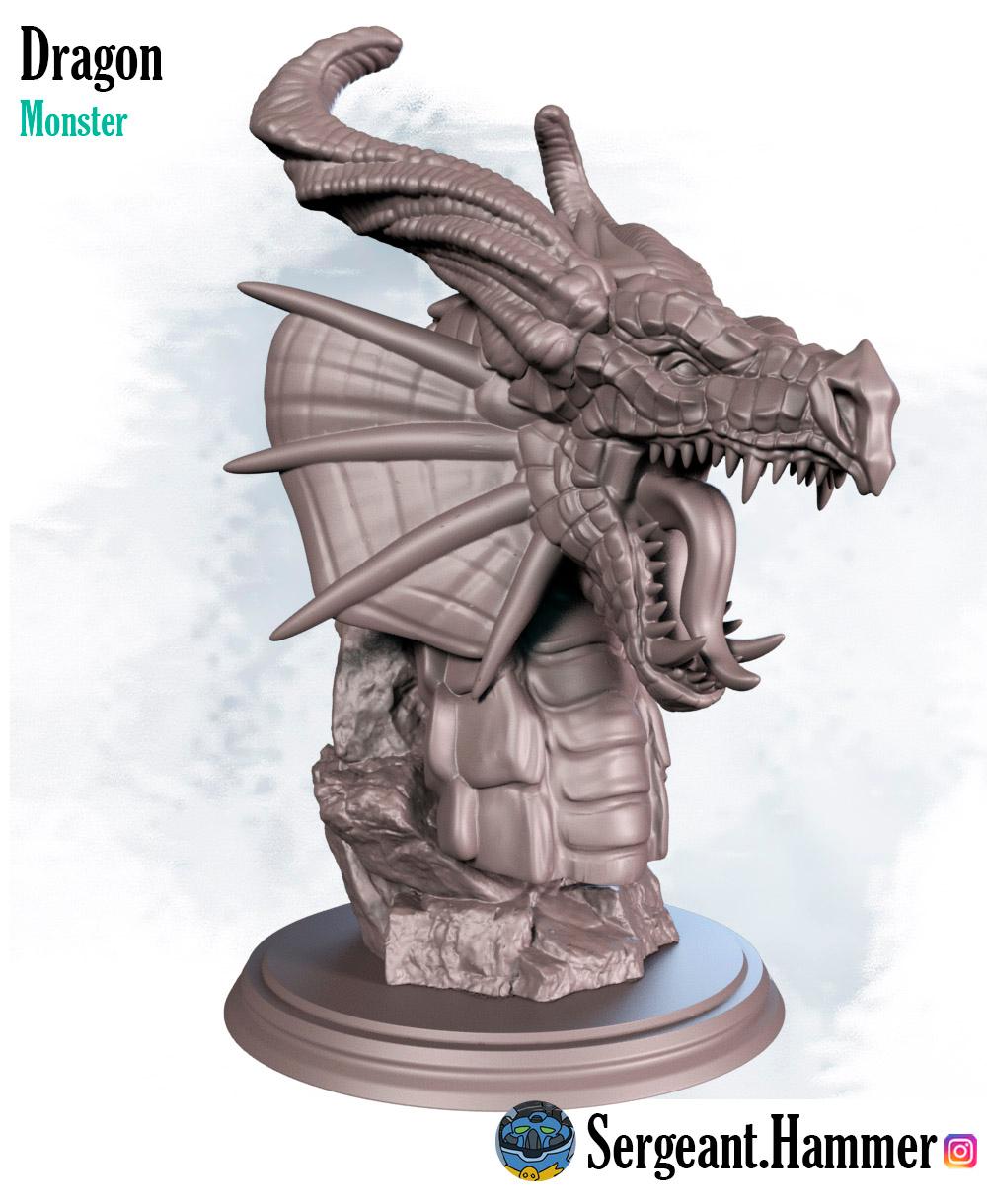 Dragon Bust 3d model