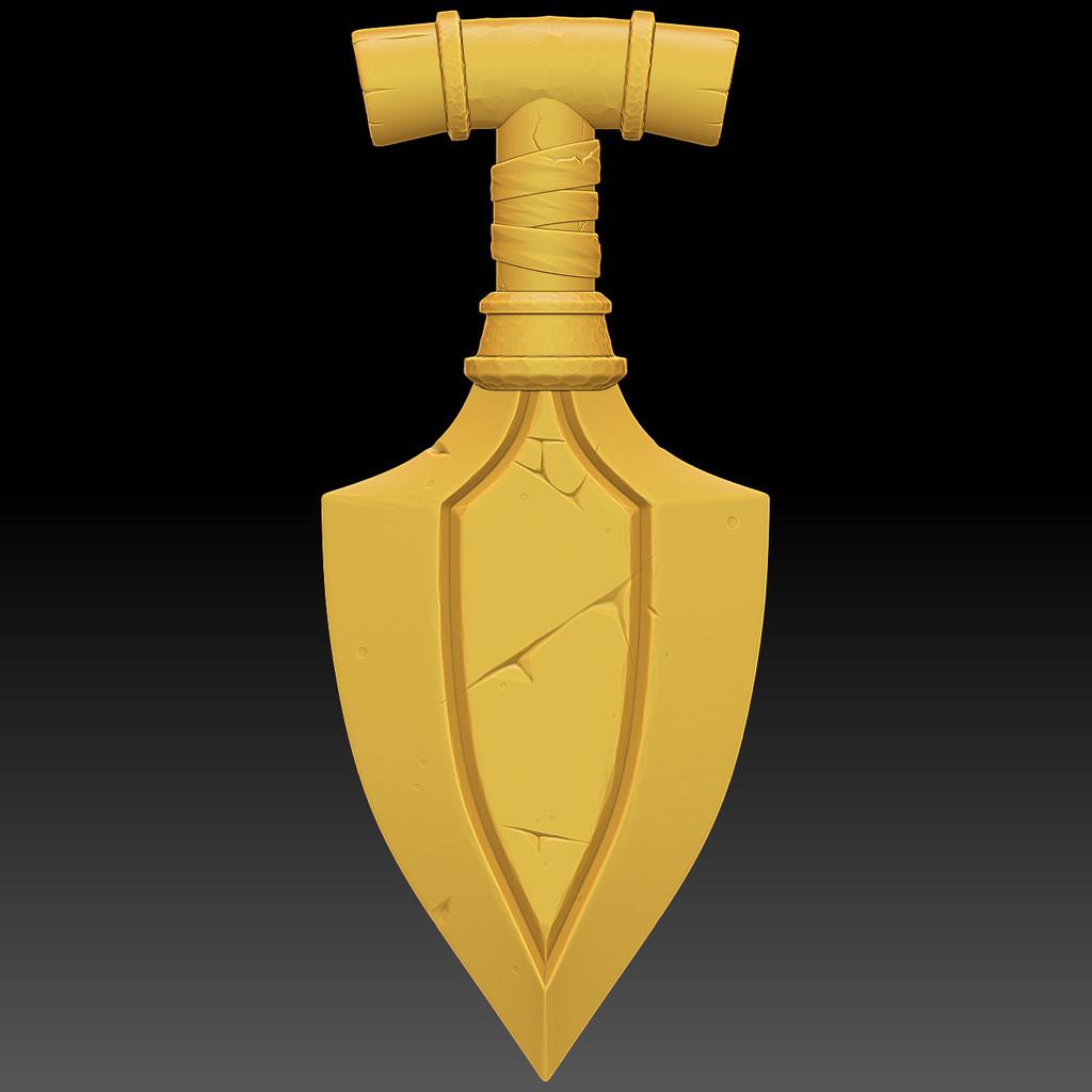 Shovel_Dagger_28122022 3d model