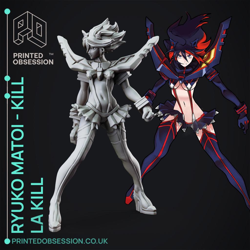 Kill La Kill - Ryuko Matoi - Anime Fanart 3d model