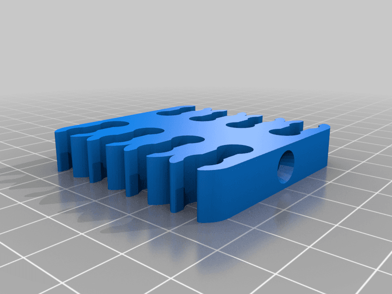 Ethernet Cable Tidy - Wall Mounted 3d model