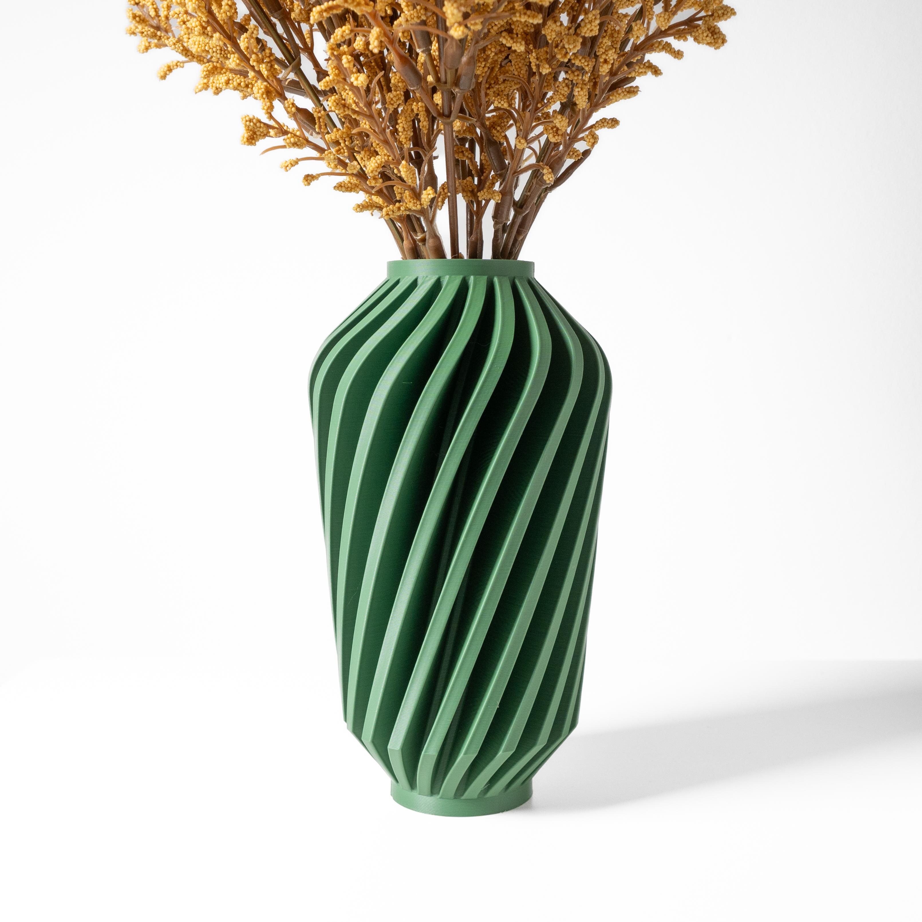 The Travix Vase, Modern and Unique Home Decor for Dried and Preserved Flower Arrangement  | STL File 3d model