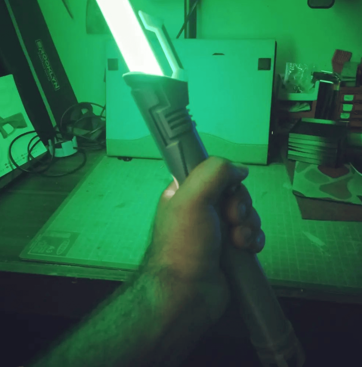 Rgb Lightsaber sheath 3d model