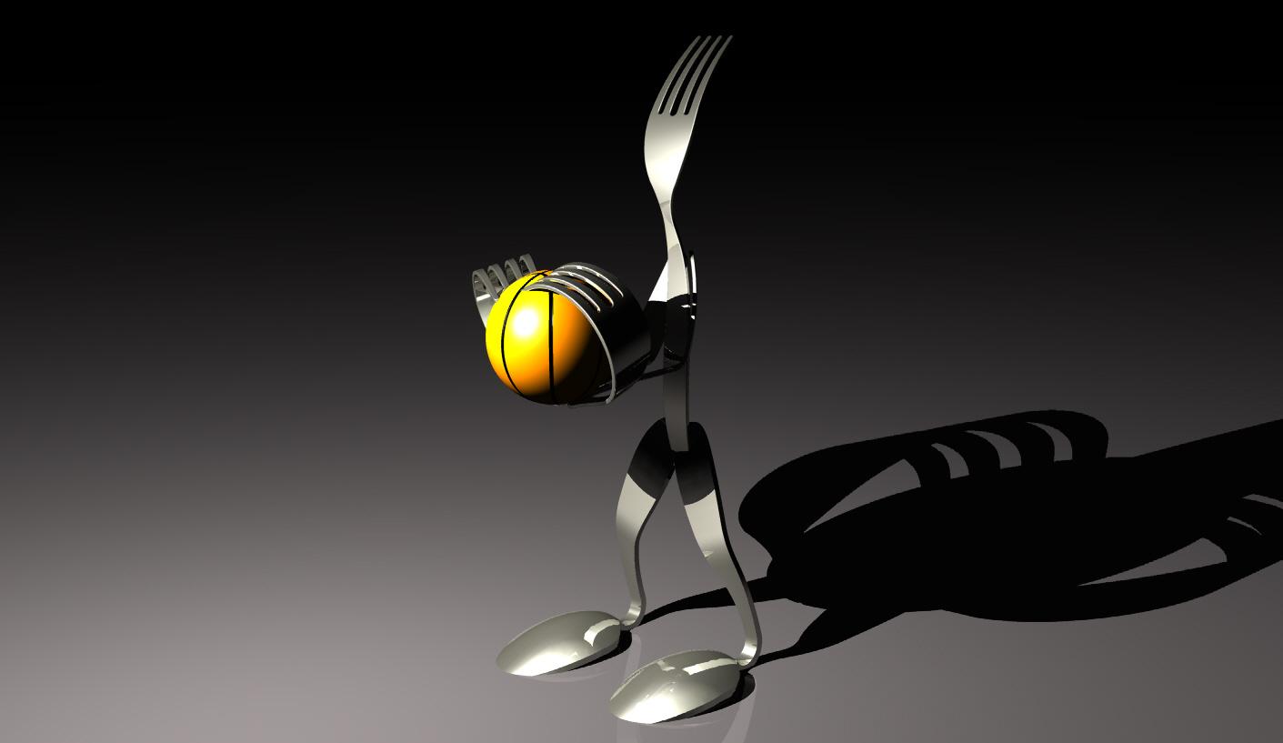 Basketball player.stl 3d model