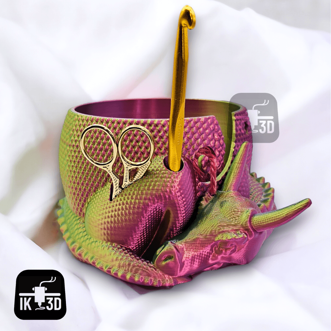 Dragon Yarn Bowl / 3MF Included 3d model