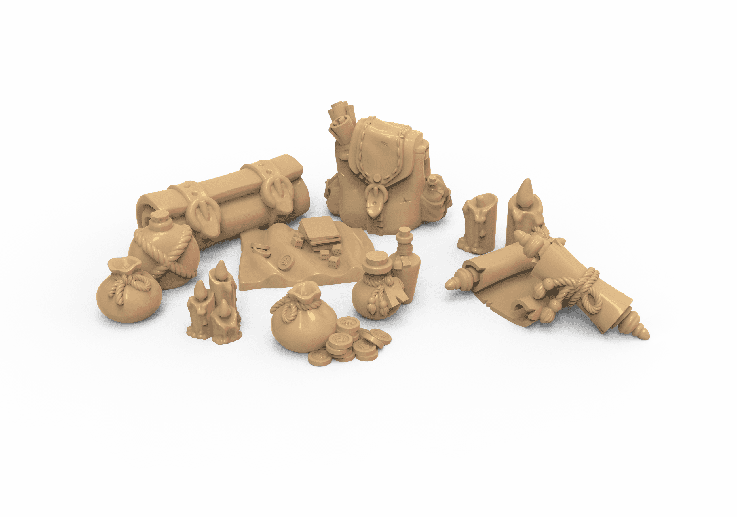 Adventurer's Pack 3d model