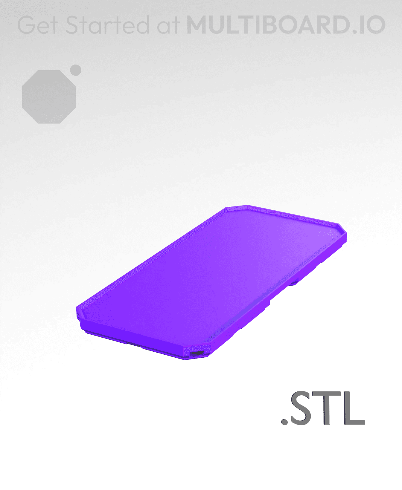 1x2x0·25 - Multibin Insert - STL Remixing File 3d model